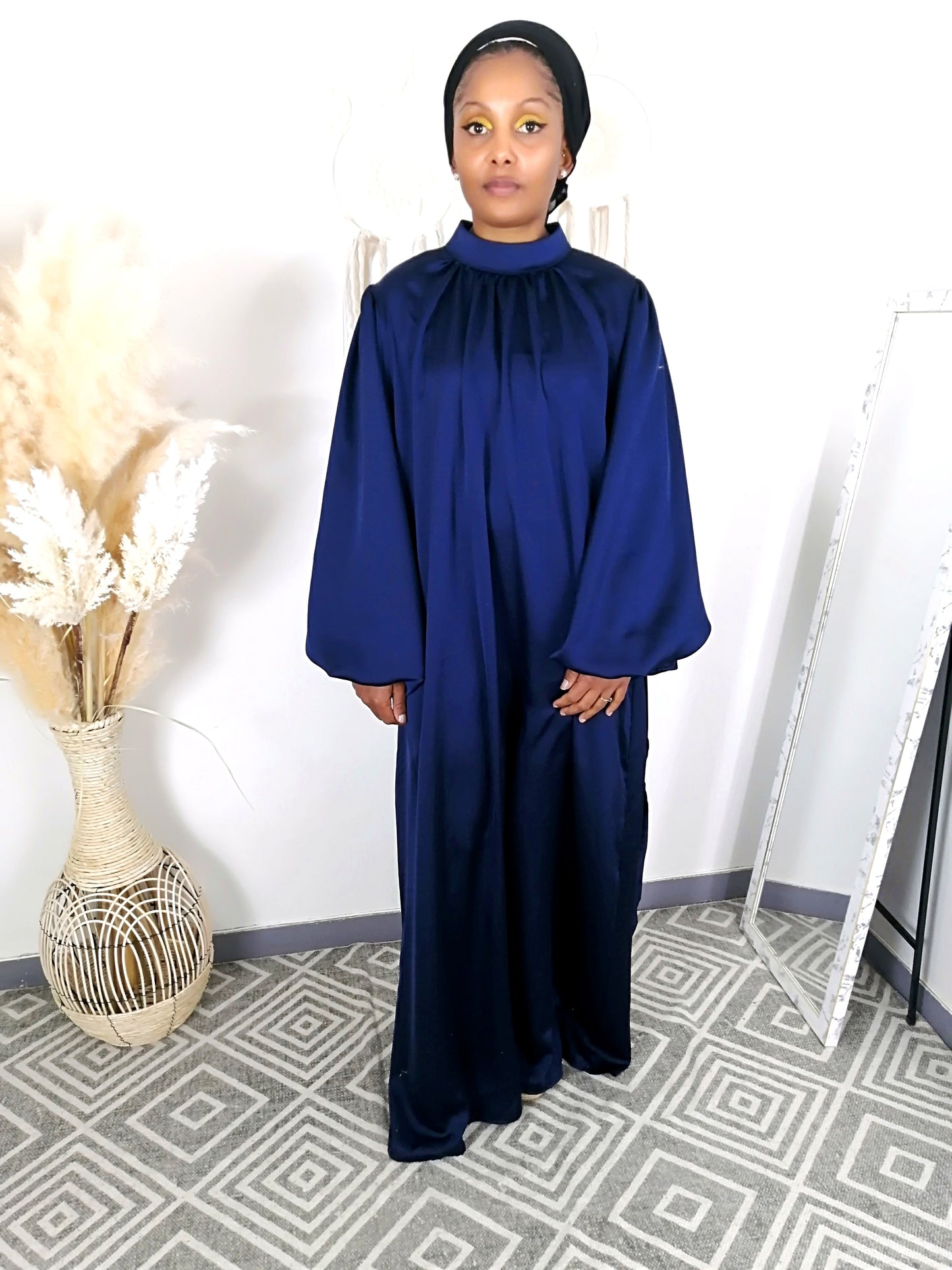Robe Nathalie Bleu-marine