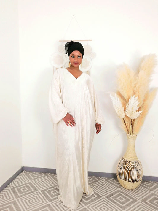 Robe Sajda Beige crème