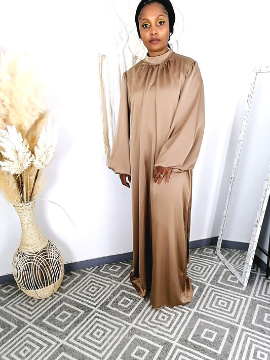 Robe Nathalie couleur champagne