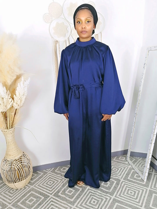 Robe Nathalie Bleu-marine