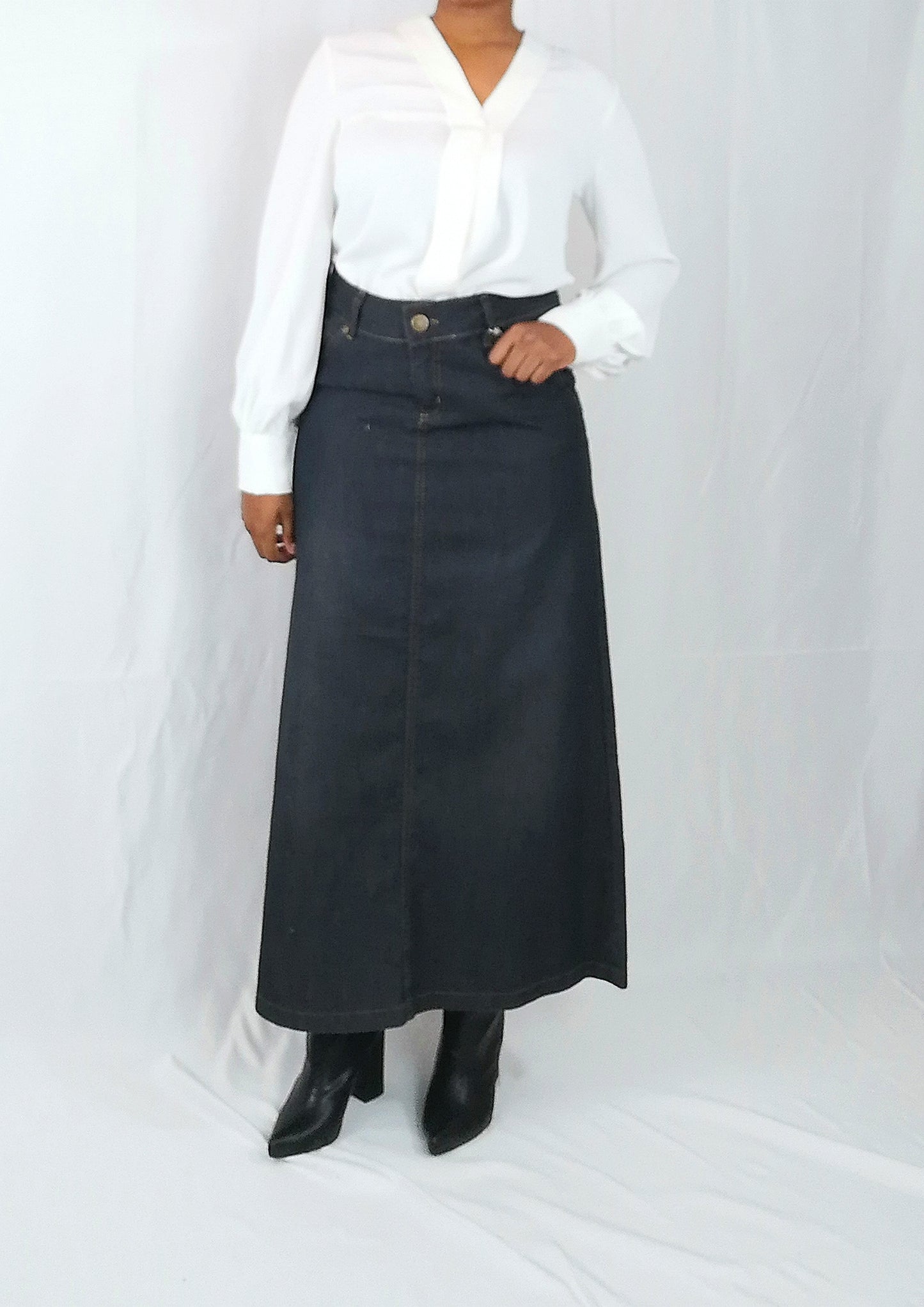 jupe en Jean Taille Haute