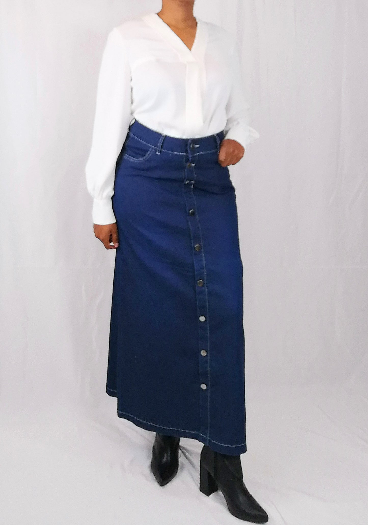 jupe en Jean Taille Haute