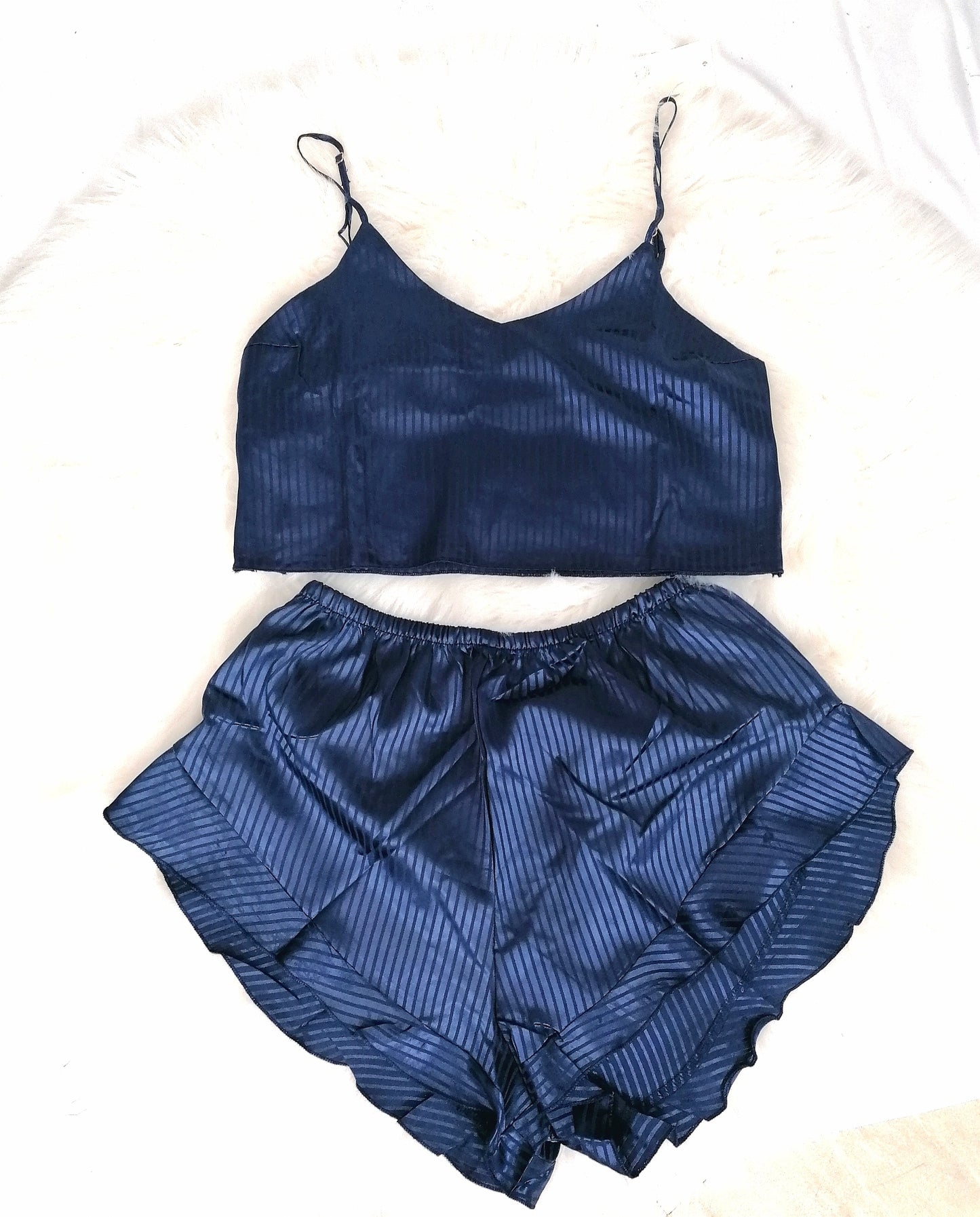 Ensemble Bleu Satin