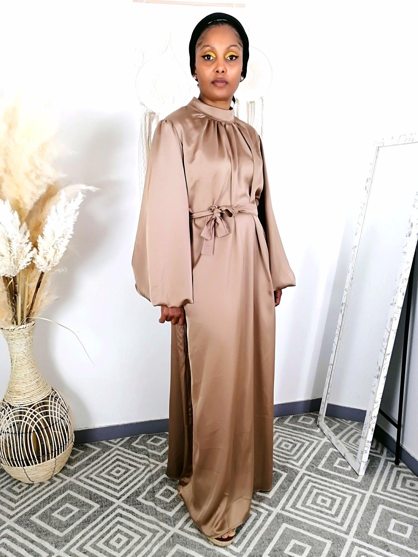 Robe Nathalie couleur champagne