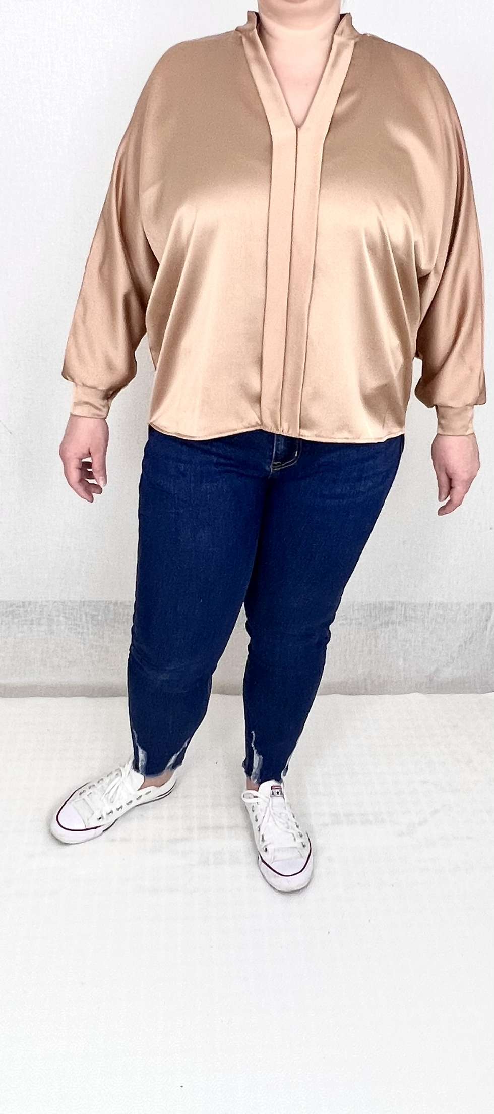 Blouse en Satin